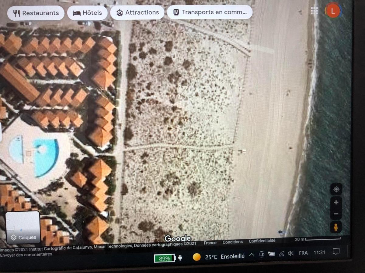 Barcaresa-Villa Vue Mer Acces Direct Plage - Piscine Le Barcarès エクステリア 写真