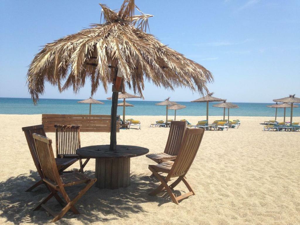 Barcaresa-Villa Vue Mer Acces Direct Plage - Piscine Le Barcarès エクステリア 写真